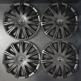 Univerzální poklice Ford 17" Black (Kryty kol se znakem Ford R17, černé)