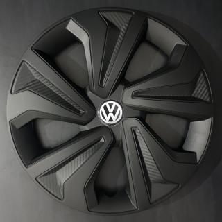 Univerzální poklice Volkswagen 14" Black (Kryt kola se znakem Volkswagen R14, černý)