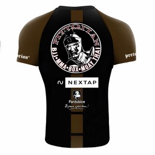 PCE - Týmový rashguard Pretorian - brown Velikost: L, Délka rukávu: Dlouhý rukáv