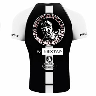 PCE - Týmový rashguard Pretorian - white Velikost: L, Délka rukávu: Dlouhý rukáv