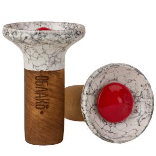 Korunka pro vodní dýmku - Oblako, Flow Red/WhiteMarble