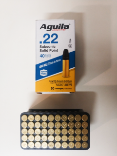 Aguila .22LR Subsonic 40gr