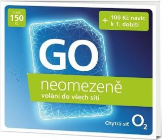 O2 150 Kč GO neomezeně  + 20+1 ZDARMA!