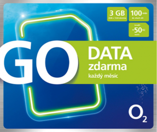 O2 GO SIM DATA zdarma