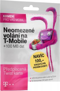 T-Mobile TWIST 10 Kč  + 50+1 ZDARMA!