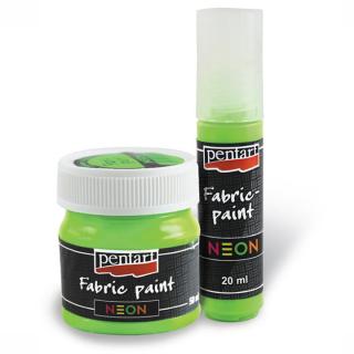 Barva na textil NEON 20 ml - neon green