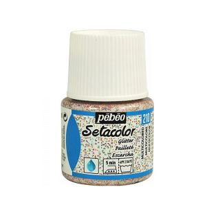 Barva na textil PEBEO Setacolor Glitter 45 ml Multicolored