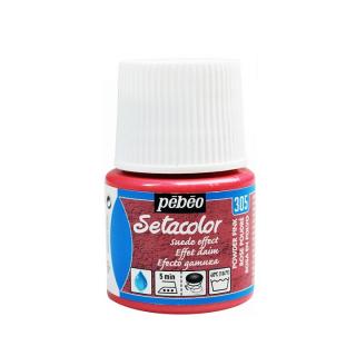 Barva na textil PEBEO Setacolor Suede Effect 45 ml Anthracite