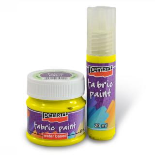 Barva na textil PENTART - 20 ml - yellow