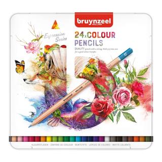 Barvičky Bruynzeel Expression Series v plechovém obalu / různé sady | 24 pcs