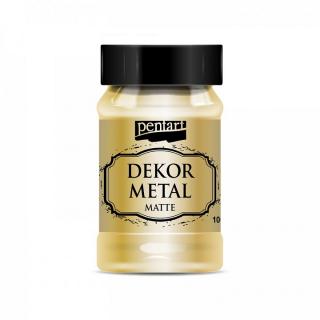 Dekorační barva Pentart metalická matná 100 ml Silver