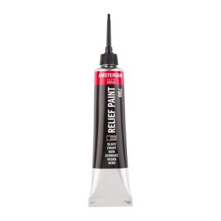 Kontura AMSTERDAM Relief Paint 20 ml | černá