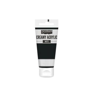 Krémová akrylová barva matná Pentart 60 ml Black