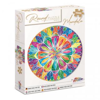 Kulaté puzzle Mandala 68 cm - 1000 ks