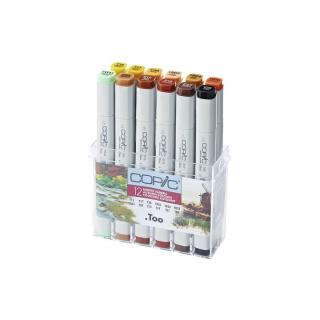 Popisovače COPIC Classic Autumn Colours | sada 12 ks