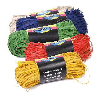 Raffia natural 50gr hnědá