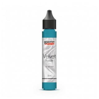 Sametový prášek na dekorování PENTART Turquoise 30 ml