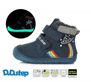 DD Step zimní modré ufo (Royal Blue W073-355) Velikost: 26