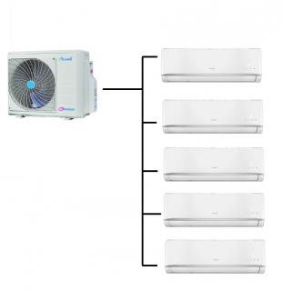 Klimatizace Airwell HKD 1+5 (2,6kW + 2,6kW + 2,6kW + 2,6kW + 2,6kW) Multi-split R32 včetně montáže