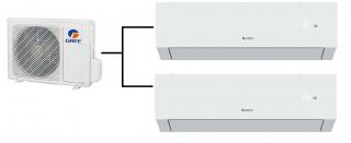 Klimatizace Gree Clivia 1+2 (2,7kW + 3,5kW) Multi-split R32