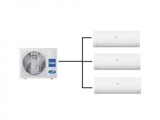 Klimatizace Haier Flexis plus bílá 1+3 (2,6kW + 2,6kW + 2,6kW) Multi-split R32 včetně motnáže