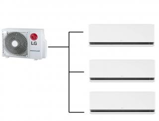 Klimatizace LG Dualcool Deluxe 1+3 ( 2,5kW + 2,5kW + 3,5kW ) Multisplit R32