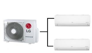 Klimatizace Multisplit LG Standard Plus 1+2 (1,5kW + 2,5kW)  R32