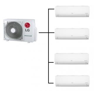 Klimatizace Multisplit LG Standard Plus 1+4 (1,5kW + 1,5kW + 1,5kW + 1,5kW)  R32