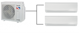 Klimatizace Sinclair keyon 1+2 (2,7kW + 3,2kW) Multi-split R32