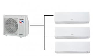 Klimatizace Sinclair Marvin white 1+3 ( 2,7kW + 2,7kW + 3,5kW ) Multi-split R32 včetně montáže