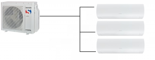 Klimatizace Sinclair Terrel white 1+3 (2,7kW + 2,7kW + 3,5kW) Multi-split R32