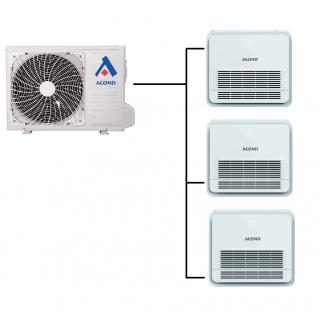 Parapetní klimatizace Acond AKT 1+3 (2,9kW + 2,9kW + 2,9kW) Multi-split R32