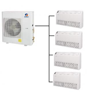 Podstropně Parapetní Klimatizace Gree 1+4 (2,6kW + 2,6kW + 2,6kW + 2,6kW) Multi-split R32