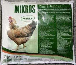 Mikros - minerál nosnice 3 kg