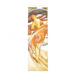 Tapiserie 100 % len, 145x45 cm, Alfons Mucha Tanec/ Dance