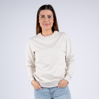 Moniel dámská mikina Basic Light Beige Velikost: XL