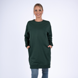 Moniel kojící mikina dlouhá Basic Dark Green Velikost: L