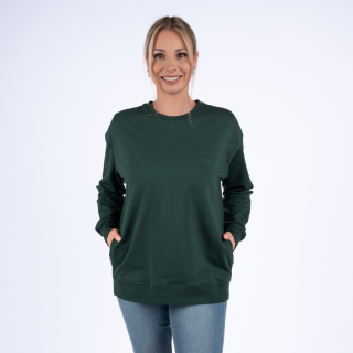 Moniel kojící mikina krátká Basic Dark Green Velikost: XL