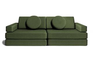 Rozkládací dětská pěnová pohovka a bunker SHAPPY PLAY SOFA ORIGINAL více barev Barva: Bottle Green