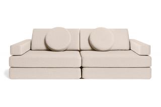 Rozkládací dětská pěnová pohovka a bunker SHAPPY PLAY SOFA ORIGINAL více barev Barva: Soft Beige