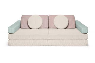 SHAPPY PLAY SOFA PURE CORDUROY Corduroy / Lollipop Více barev Barva: Lollipop