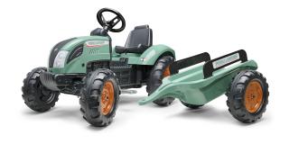 Šlapací traktor s přívěsem Green Lander Falk od 3 let