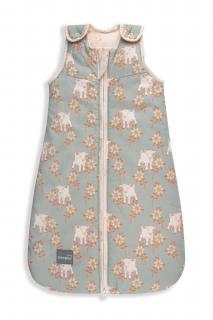 Spací pytel Sleepee Newborn Vintage Animals Sky Blue