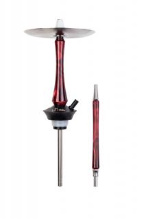 Vodní dýmka UNION Hookah Sleek Acrylic Barva: Red