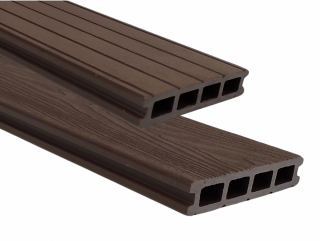 Terasové prkno WPC Guttadeck 3D Barva: oak brown, Rozměr: 140 x 25 x 4000 mm, Varianta: Guttadeck terasové prkno WPC 3D