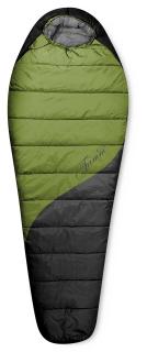 Spacák Trimm BALANCE JR Velikost: 150 cm, Barva: kiwi green/ dark grey, Orientace zipu: Pravý