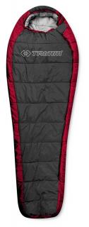 Spacák Trimm HIGHLANDER Velikost: 185 cm, Barva: red/ dark grey, Orientace zipu: Levý