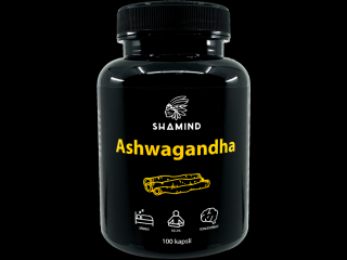 Ashwagandha kapsle - 500mg - v lahvičce