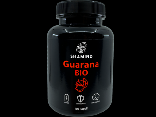 Guarana BIO 100 kapslí v lahvičce