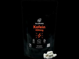 Kofein tablety 400mg Velikost: 120ks